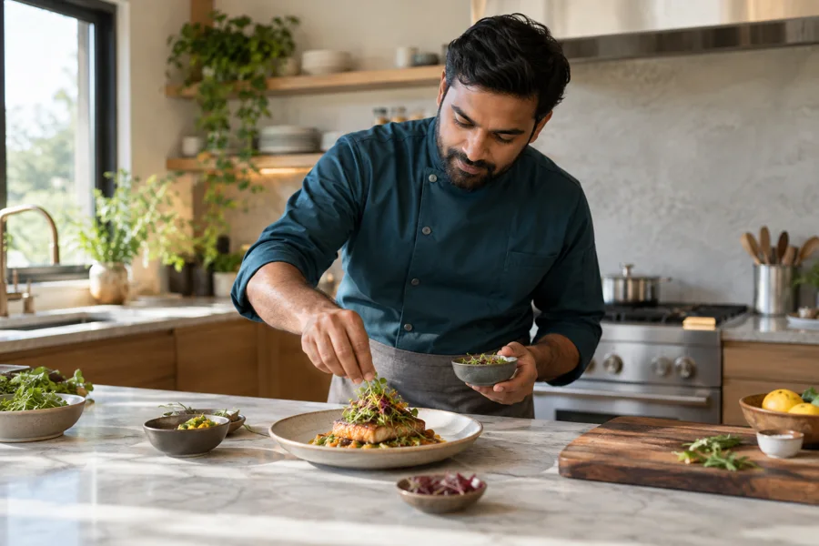 Private & event chefs at work — illustrative photograph