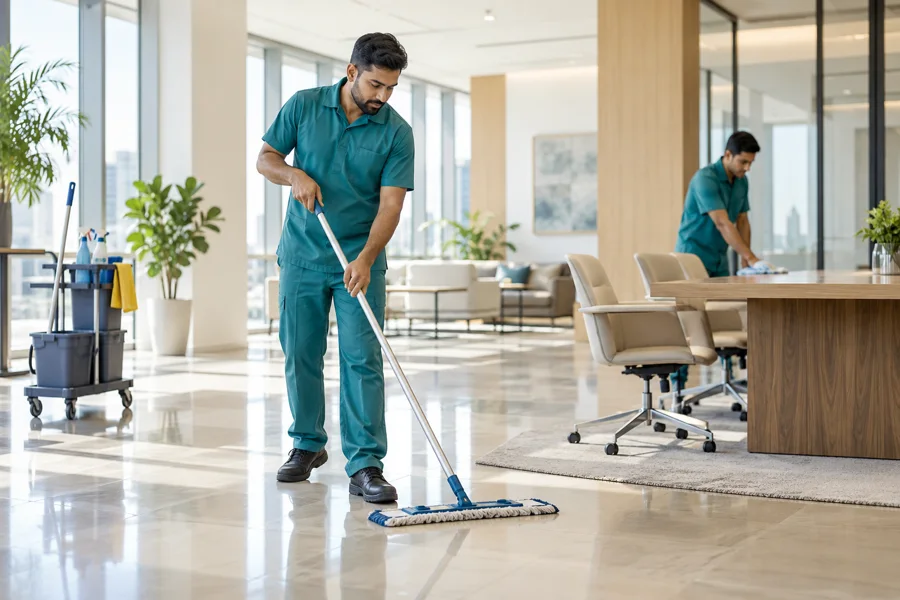 Home & office cleaners at work — illustrative photograph