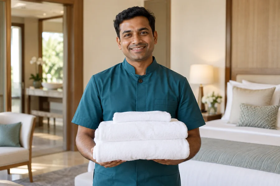 Housekeepers & maids at work — illustrative photograph